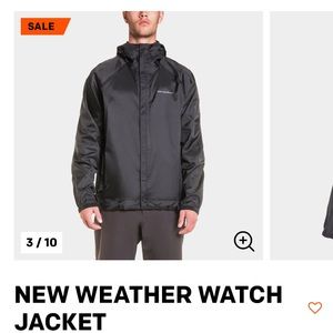 Black Men’s Rain Coat New w/o tags